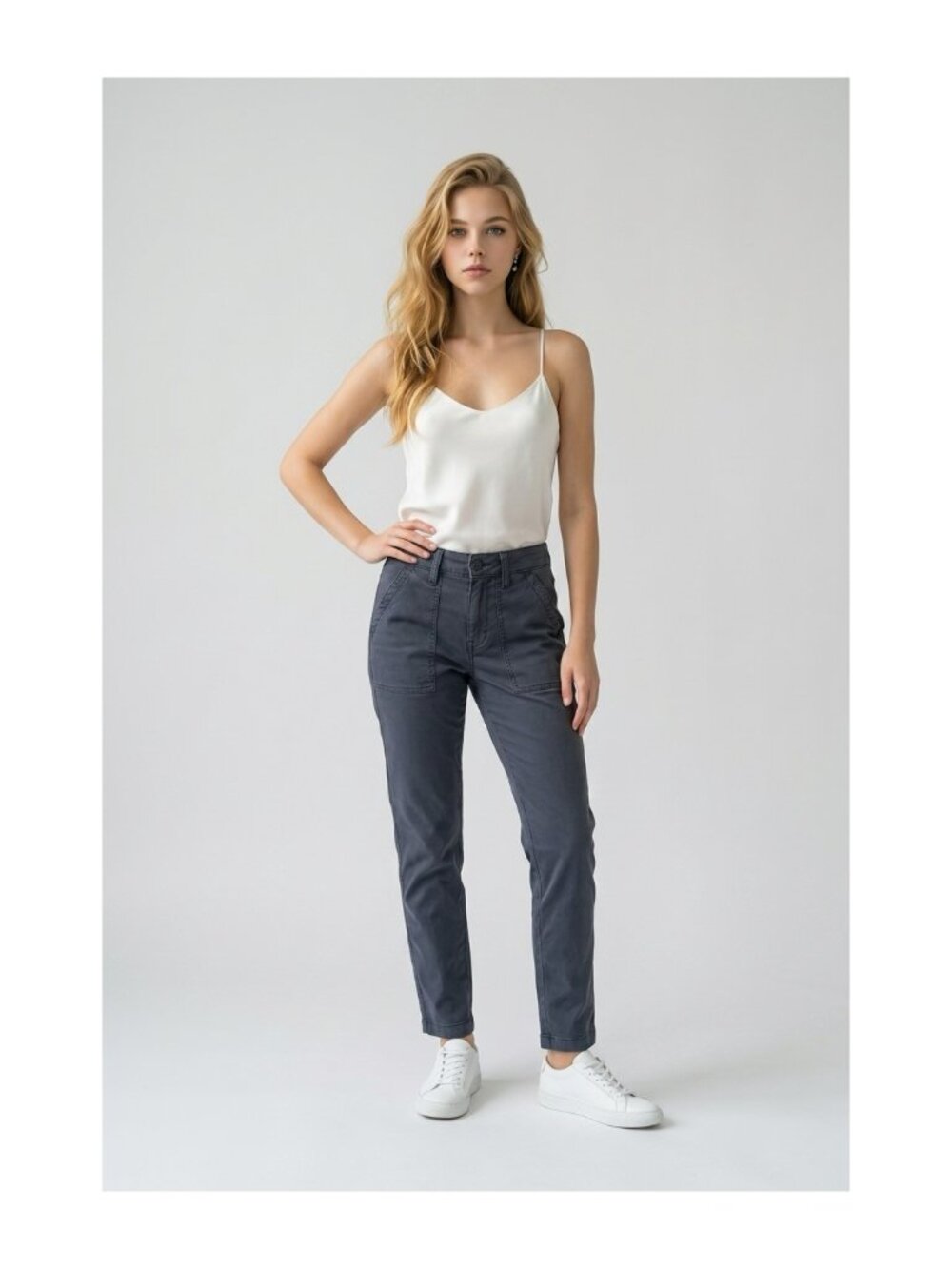 Lucky Brand Mid Rise Boyfriend Ankle Jeans Blue Women's Size 00 NWT